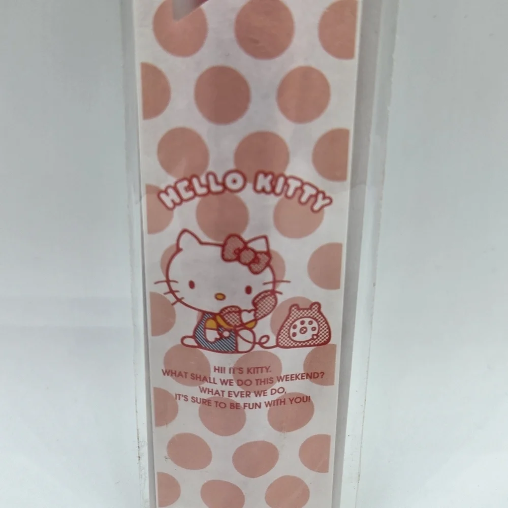 Sanrio Hello Kitty Transparent Chopsticks Red
